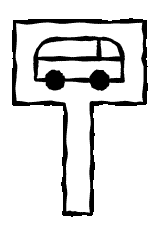 Ilustração
- ponto de ônibus.